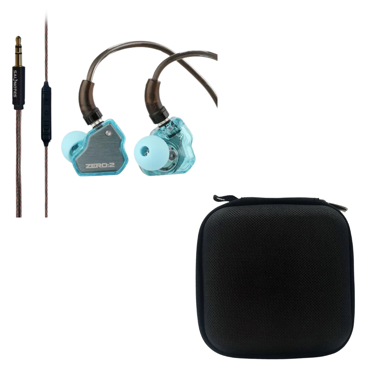 7HZ x Crinacle Zero 2 IEM 3.5mm With Mic & EarAudio Carry Case - Image 3