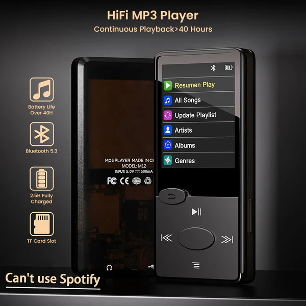 AUDIOCULAR M12 Portable Mp3 Music Player - Image 3
