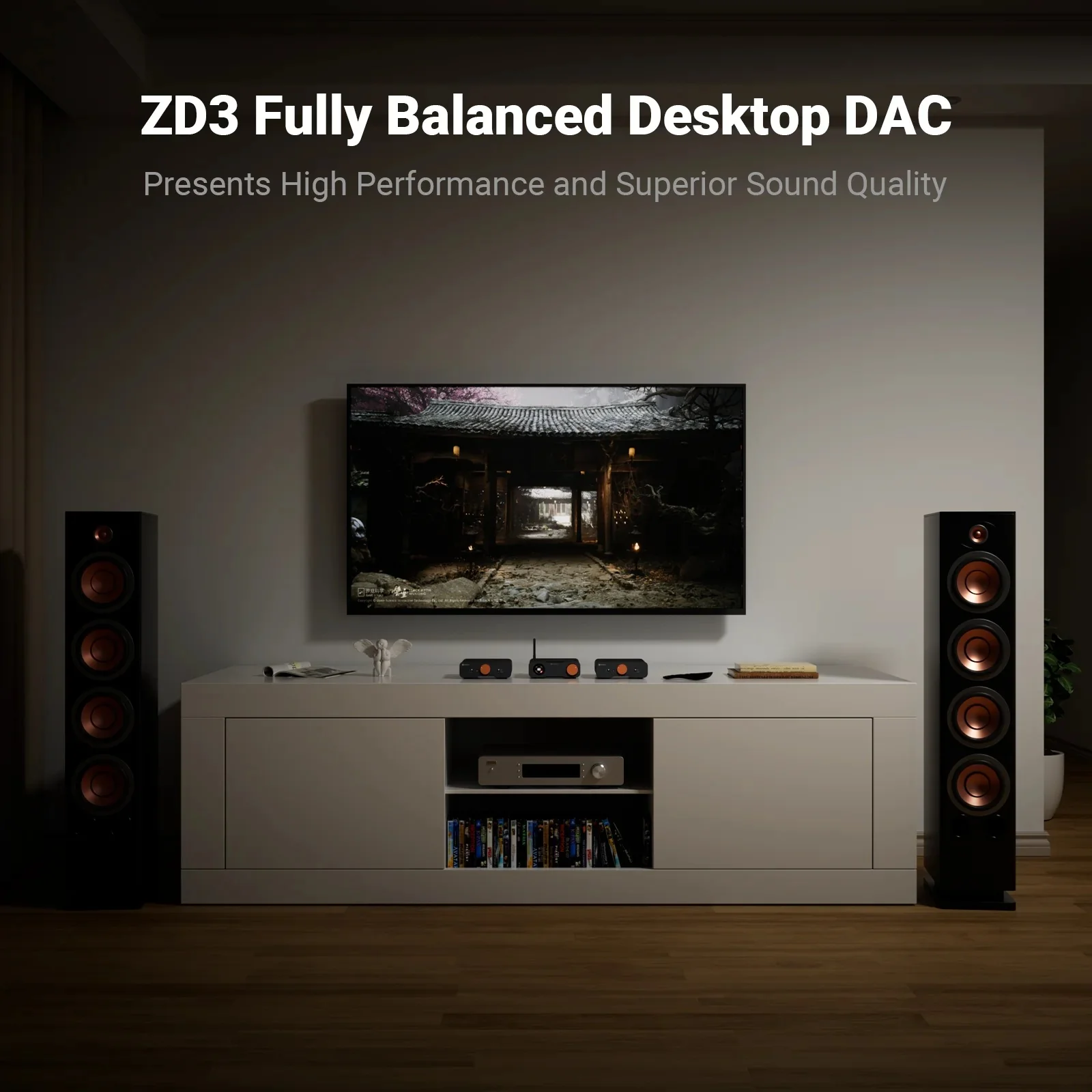 Fosi Audio ZD3 Fully Balanced DAC & Preamplifier - Image 5
