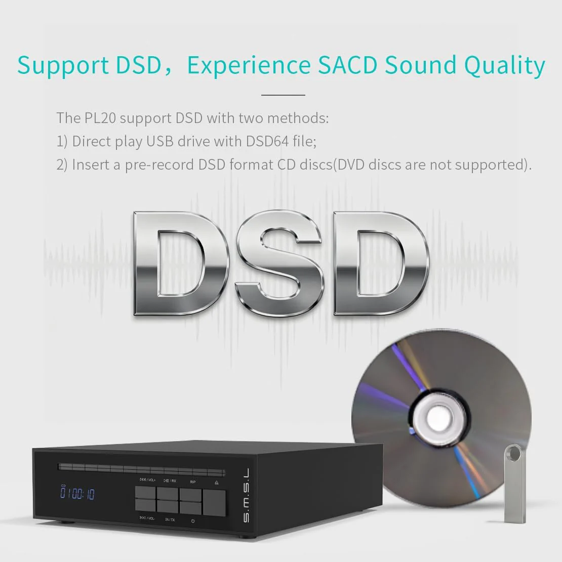 SMSL PL20 CD Player - Image 7